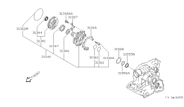 1993 Nissan Quest Engine Oil Pump Diagram