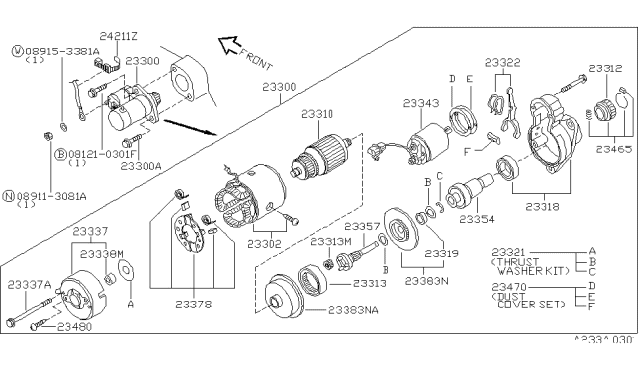 1993 Nissan Quest Starter Motor Diagram 1