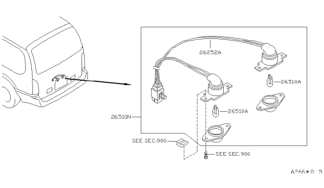 1994 Nissan Quest Licence Plate Lamp Diagram