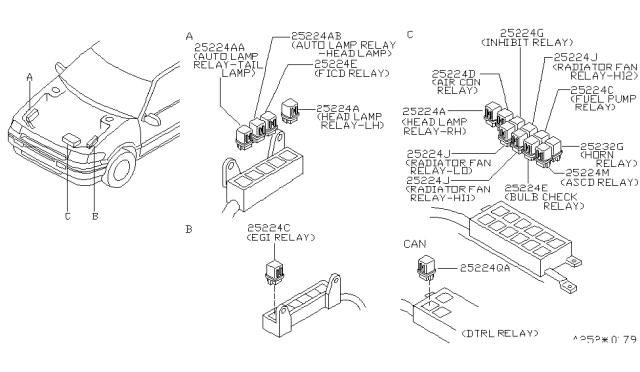 1996 Nissan Quest Relay Diagram 1