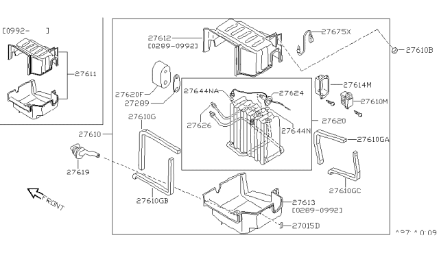 1994 Nissan 300ZX Cooling Unit Diagram 2