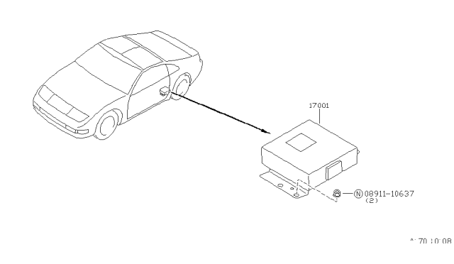 1993 Nissan 300ZX Fuel Pump Diagram 1