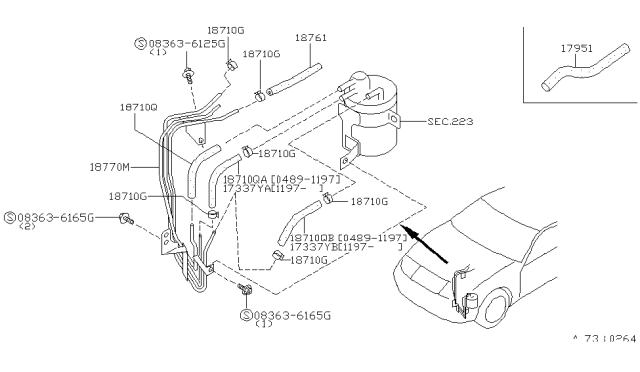 1992 Nissan 300ZX Fuel Piping Diagram 5