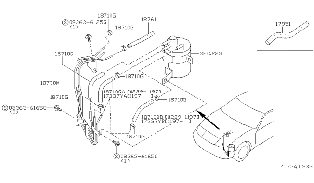 1992 Nissan 300ZX Fuel Piping Diagram 4