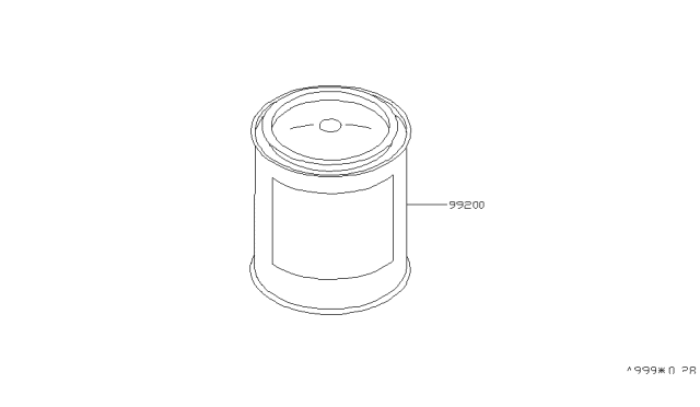 1990 Nissan 300ZX Touch Up Paint Diagram