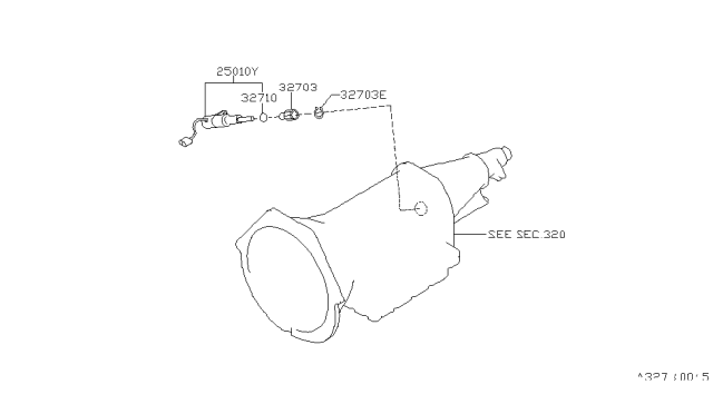 1993 Nissan 300ZX Speedometer Pinion Diagram 2