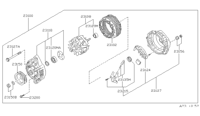 1995 Nissan 300ZX Alternator Diagram 2