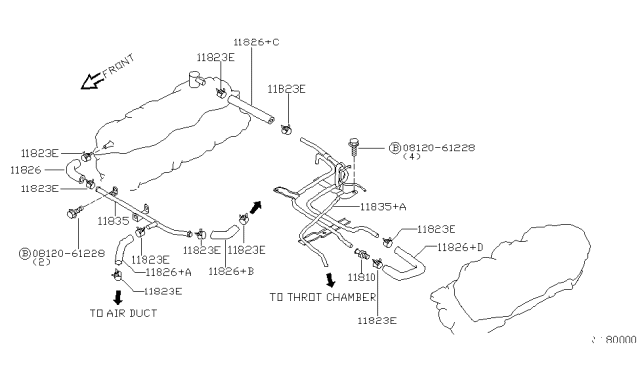 2000 Nissan Xterra Crankcase Ventilation Diagram 2