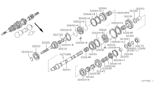 2000 Nissan Xterra Transmission Gear Diagram 5