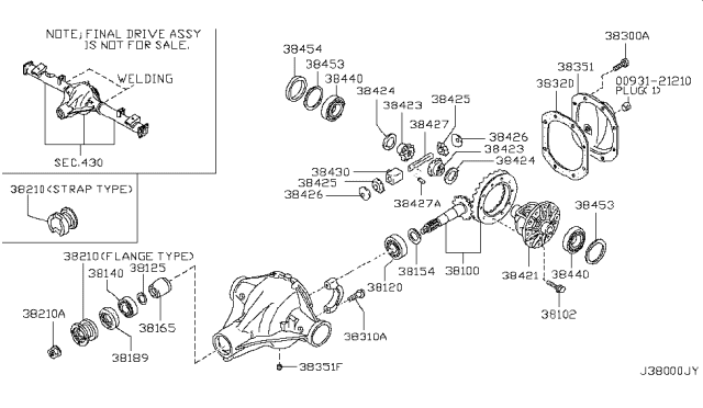 2002 Nissan Xterra Rear Final Drive Diagram 4