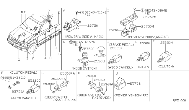 2002 Nissan Xterra Switch Diagram 1