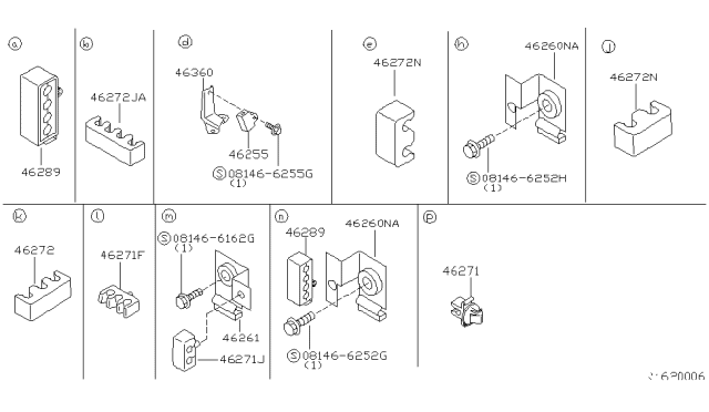 2002 Nissan Xterra Brake Piping & Control Diagram 3