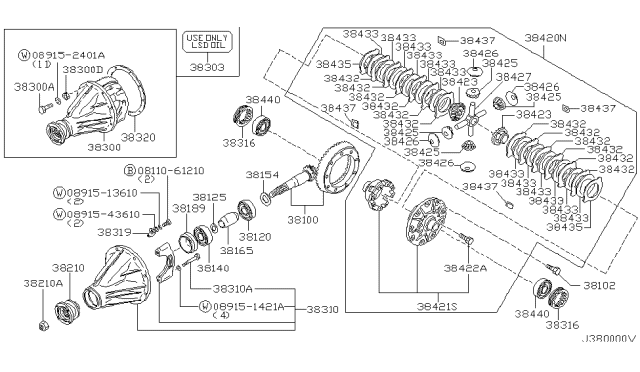 2001 Nissan Xterra Rear Final Drive Diagram 2