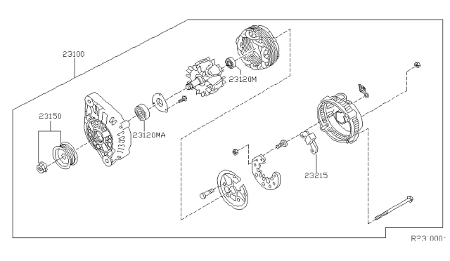 2002 Nissan Xterra Alternator Diagram 2