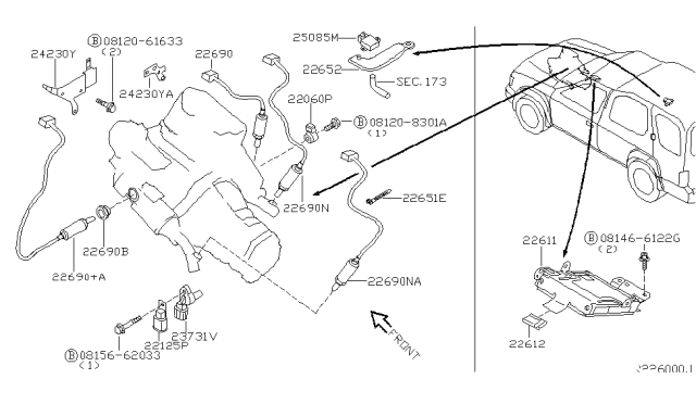 2002 Nissan Xterra Engine Control Module Diagram 3