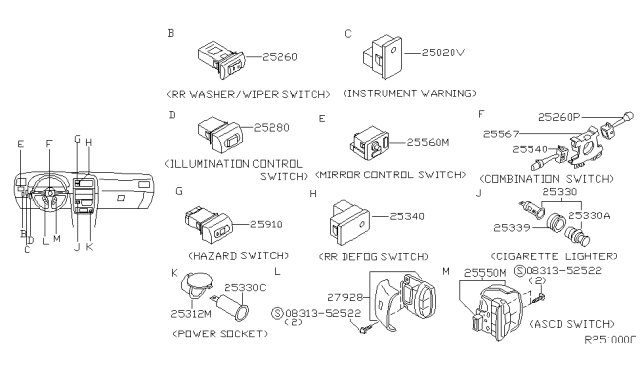 2002 Nissan Xterra Switch Diagram 3