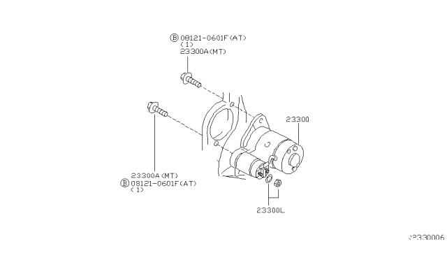 2001 Nissan Xterra Starter Motor Diagram 2