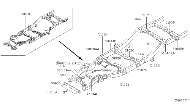 2004 Nissan Xterra Frame Diagram 4