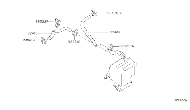 2002 Nissan Xterra Heater Piping Diagram 1