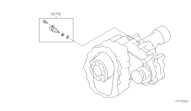 2003 Nissan Xterra Speedometer Pinion Diagram 1