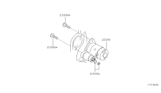 2003 Nissan Xterra Starter Motor Diagram 1