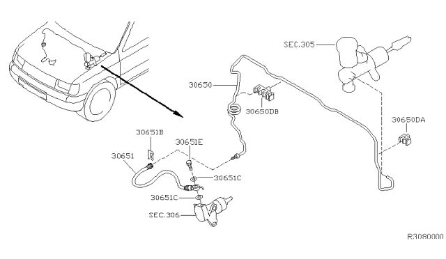 2000 Nissan Xterra Clutch Piping Diagram 1