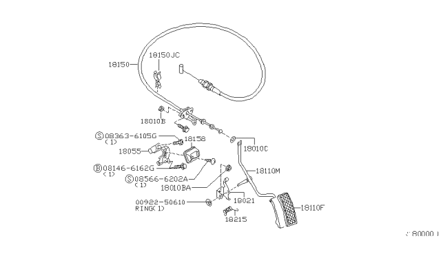 2002 Nissan Xterra Accelerator Linkage Diagram 3