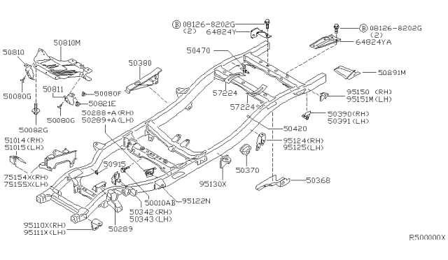 2001 Nissan Xterra Frame Diagram 5