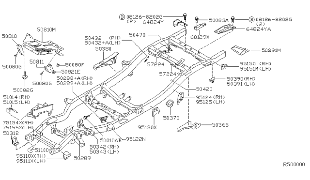 2001 Nissan Xterra Frame Diagram 3