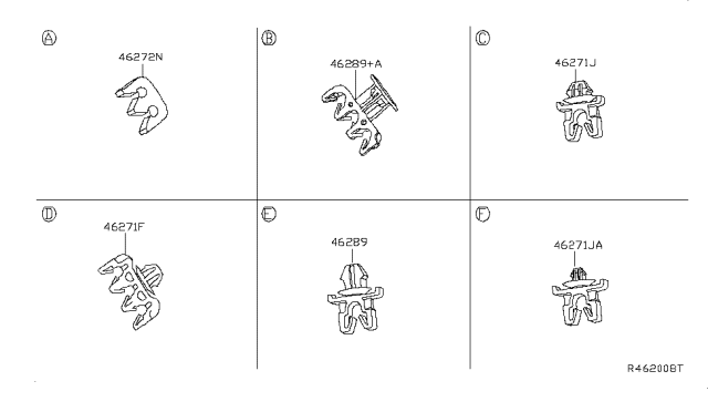 2013 Nissan Sentra Brake Piping & Control Diagram 1