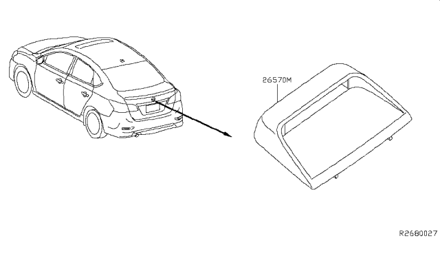 2019 Nissan Sentra High Mounting Stop Lamp Diagram