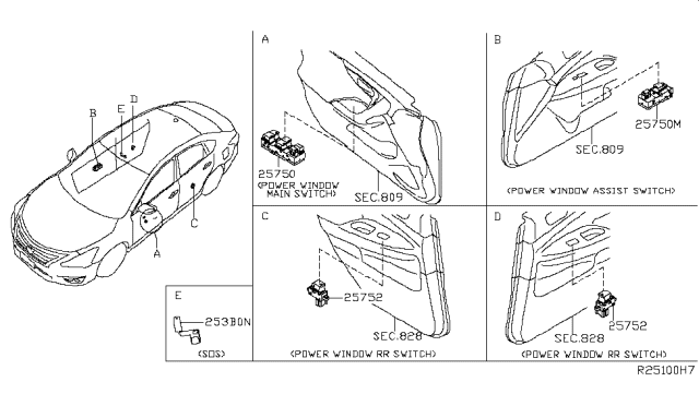 2016 Nissan Sentra Switch Diagram 4