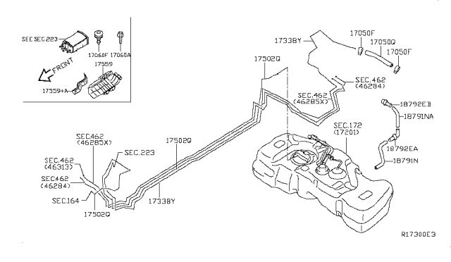 2017 Nissan Sentra Fuel Piping Diagram 4