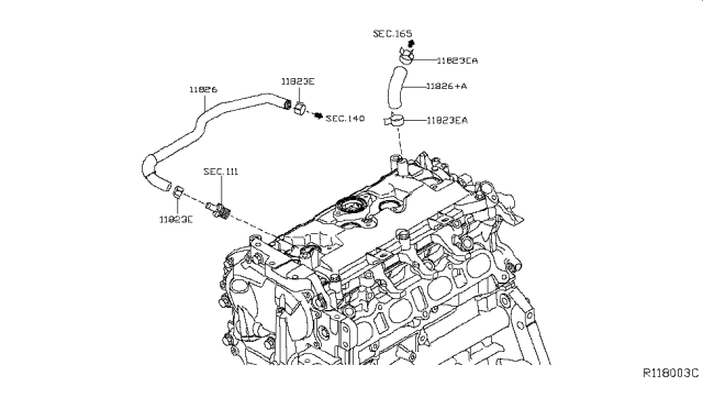 2014 Nissan Sentra Crankcase Ventilation Diagram