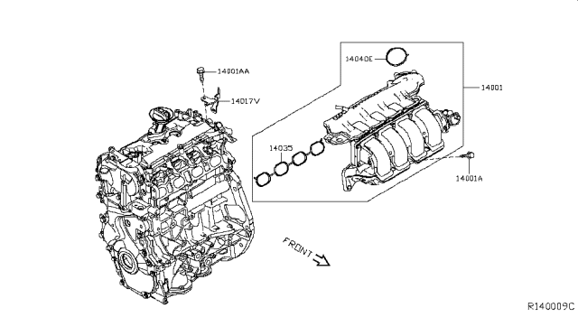 2013 Nissan Sentra Manifold Diagram 3