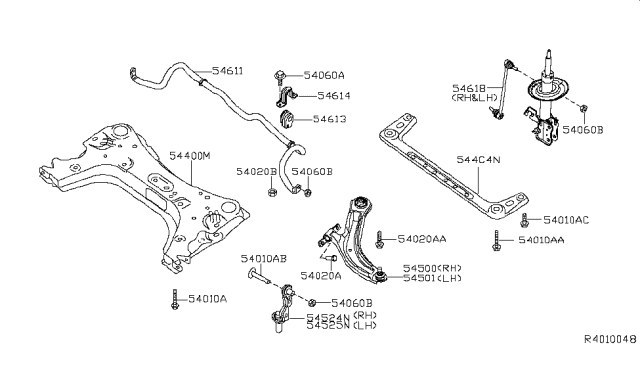 2016 Nissan Sentra Front Suspension Diagram 1