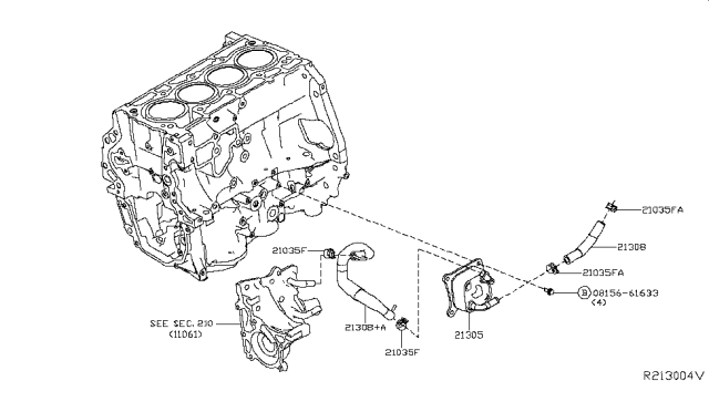 2018 Nissan Sentra Oil Cooler Diagram 2