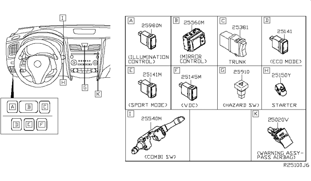 2015 Nissan Sentra Switch Diagram 6