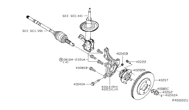 2016 Nissan Sentra Front Axle Diagram 1