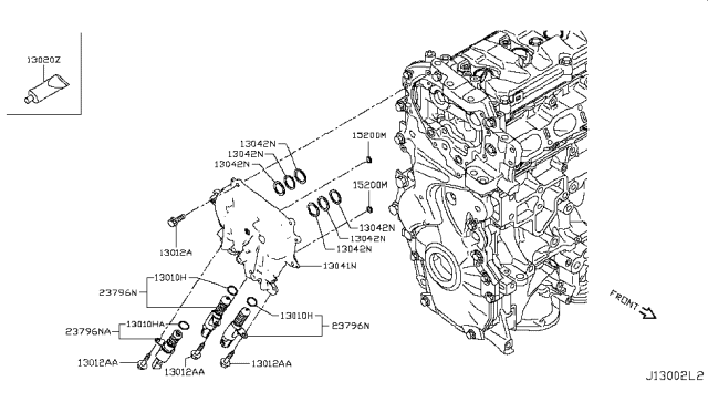 2016 Nissan Sentra Camshaft & Valve Mechanism Diagram 3