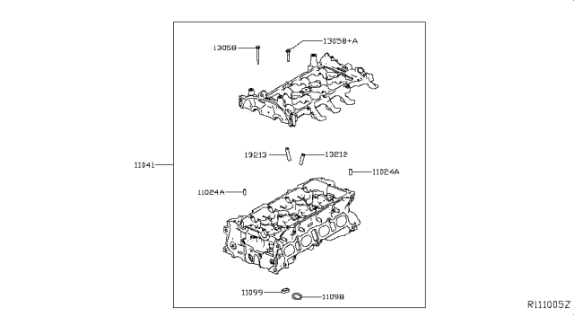 2016 Nissan Sentra Cylinder Head & Rocker Cover Diagram 3