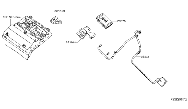 2017 Nissan Sentra Telephone Diagram 1