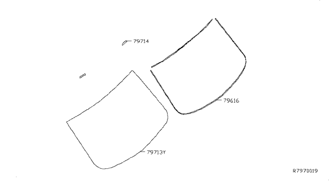 2014 Nissan Sentra Rear Window Diagram