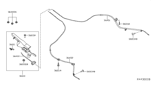 2013 Nissan Sentra Parking Brake Control Diagram