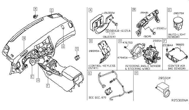 2015 Nissan Sentra Electrical Unit Diagram 4