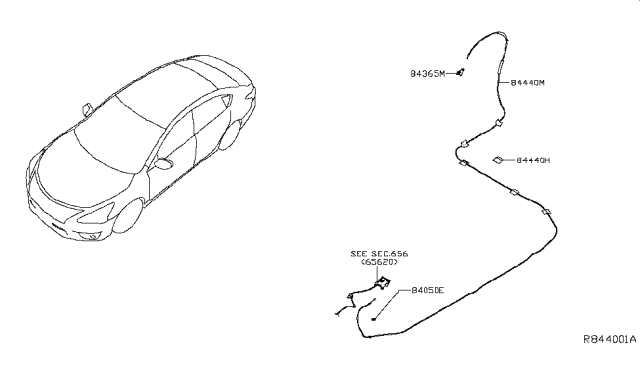 2015 Nissan Sentra Trunk Opener Diagram