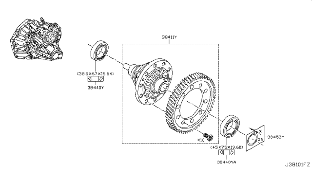 2017 Nissan Sentra Front Final Drive Diagram 2