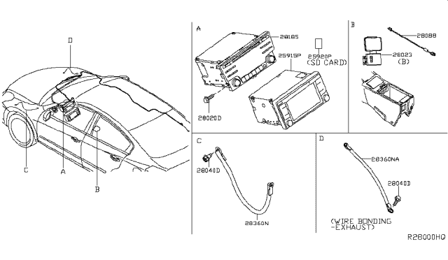 2016 Nissan Sentra Audio & Visual Diagram 3