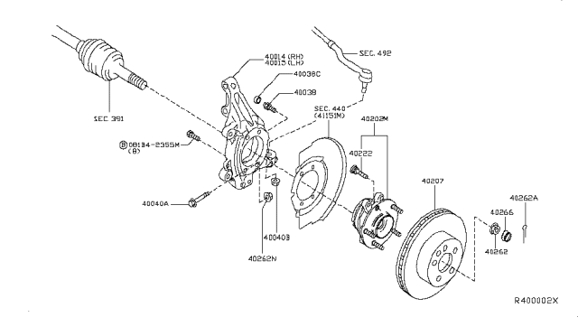 2013 Nissan Pathfinder Front Axle Diagram