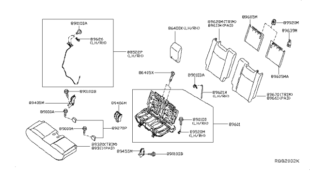 2015 Nissan Pathfinder Cover-Device Diagram for 89455-3KA0B